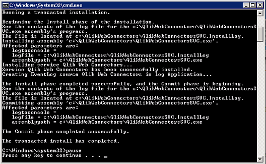 Batch file running in Windows Command Prompt