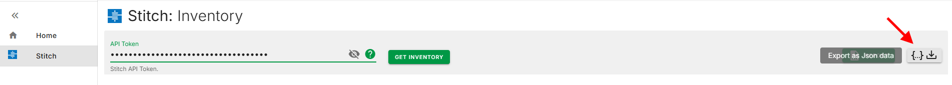 Als JSON-Daten exportieren.