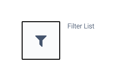 The Filter List block.