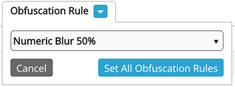 option to reset obfuscation rule for publish job