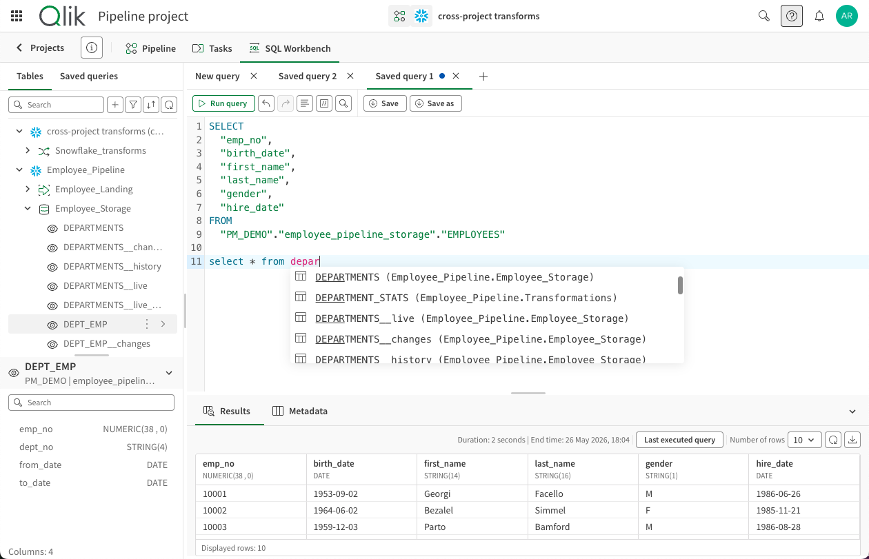 SQL Workbench