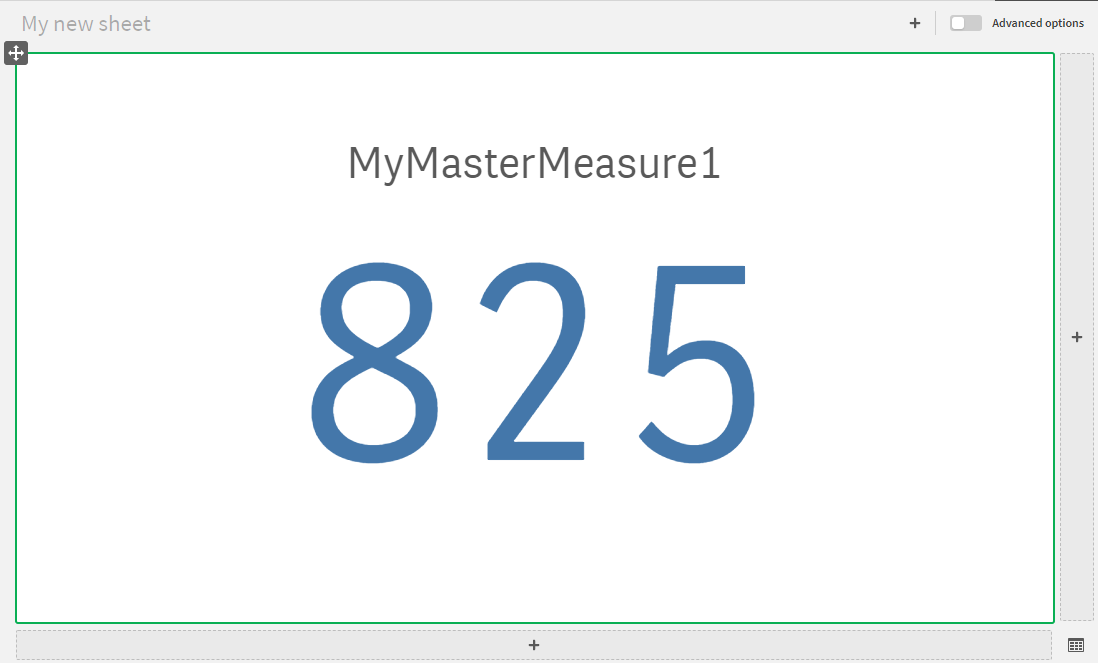 Create variable for master measure.
