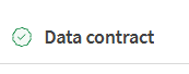 Data contract status icon