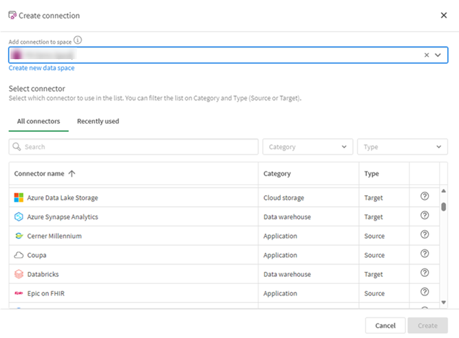 Improved create connection interface