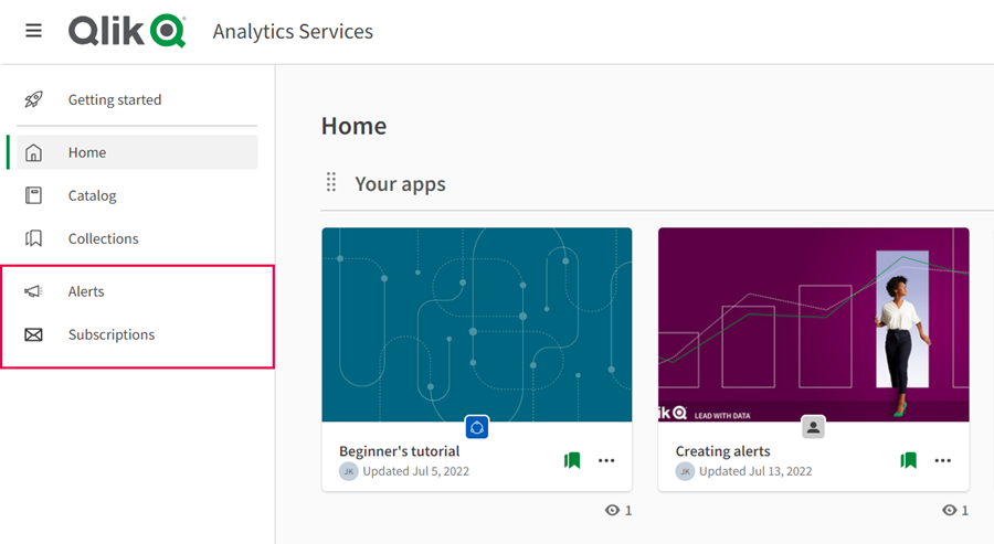 Alerts and Subscriptions in the cloud hub