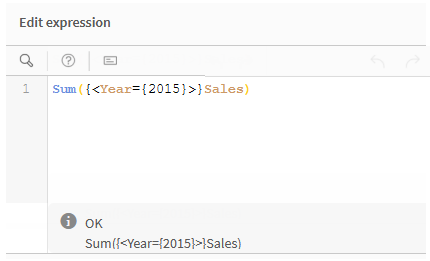 KPIs using set modifiers.