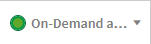 On-demand app navigation link with the indicator showing that you can now generate an on-demand app