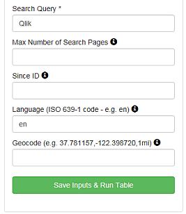 Search Query entry with EN specified for Language