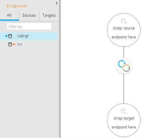 Endpoint list visible on the left side of Designer mode view