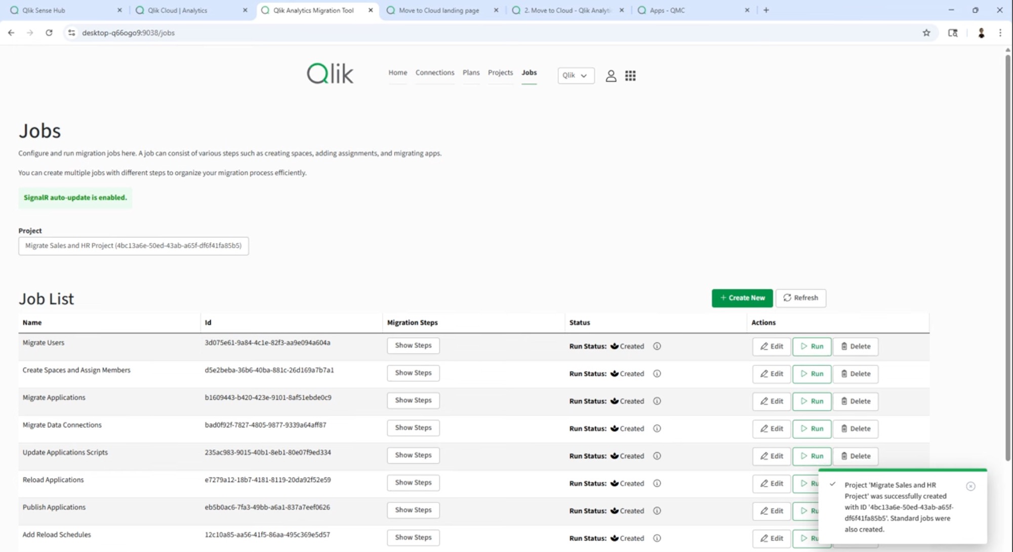 Qlik Analytics Migration Tool