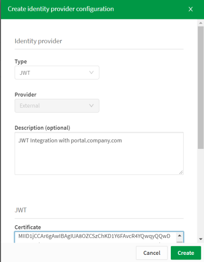 JSON web token