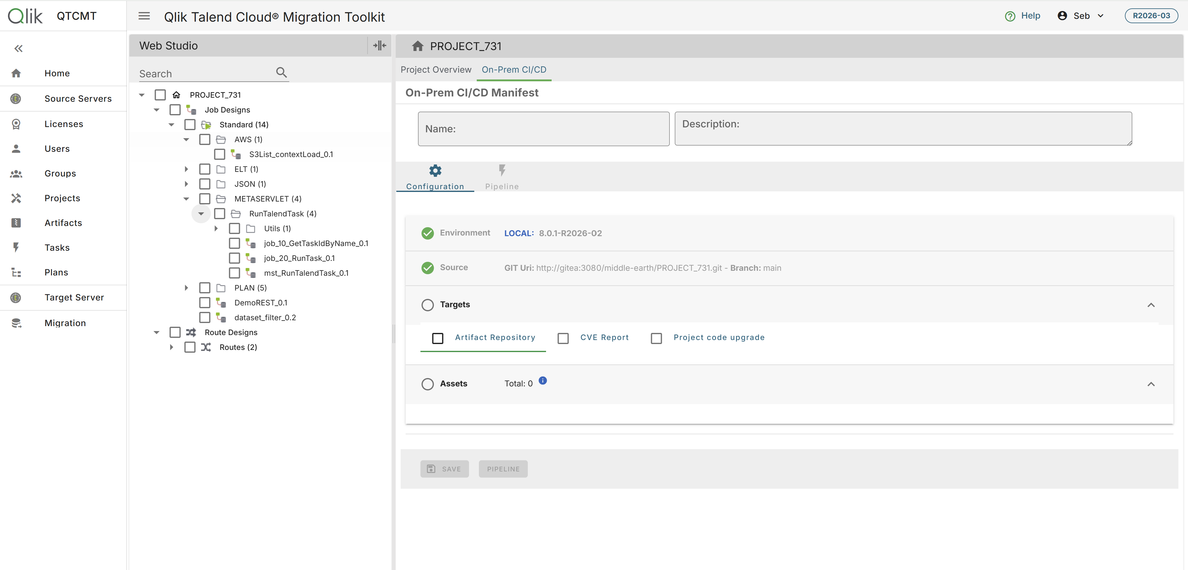 On-premises Web Studio.
