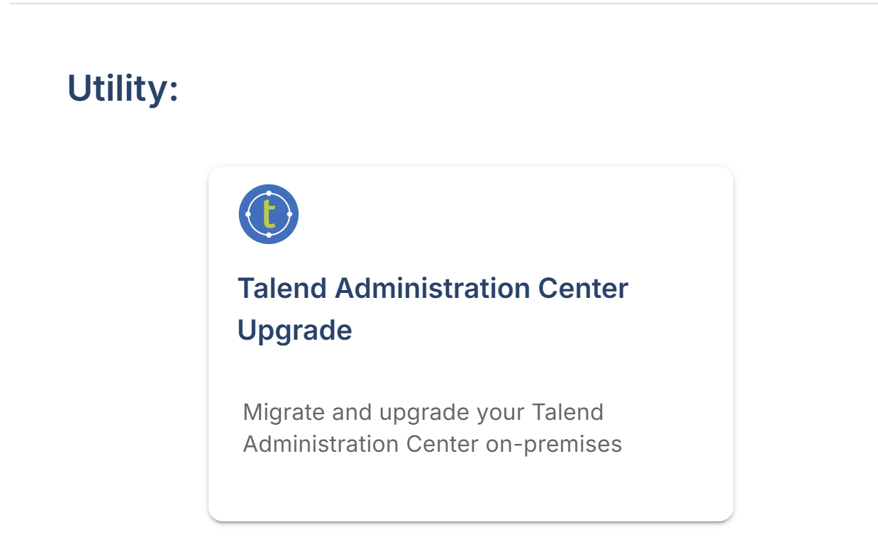 On-premises migration tile.