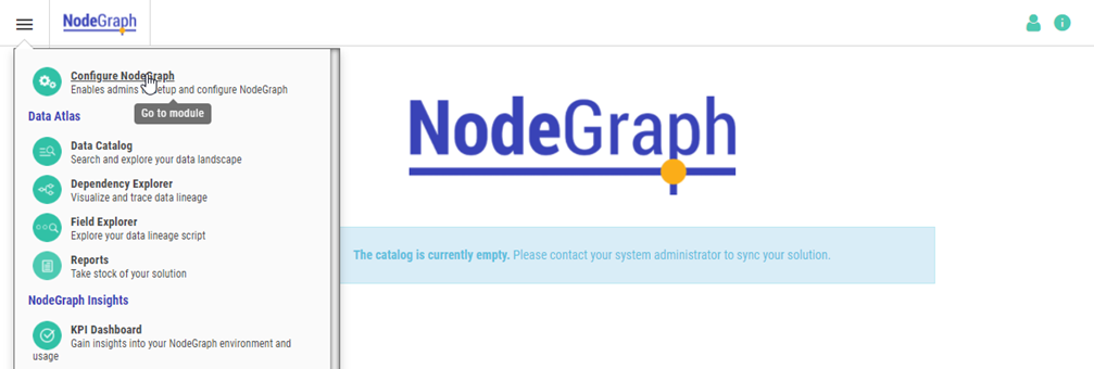 The NodeGraph settings page.