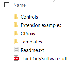 Installation path folder structure