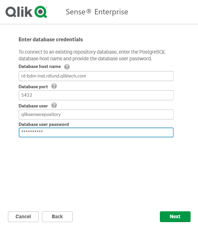 Installer window to join a node