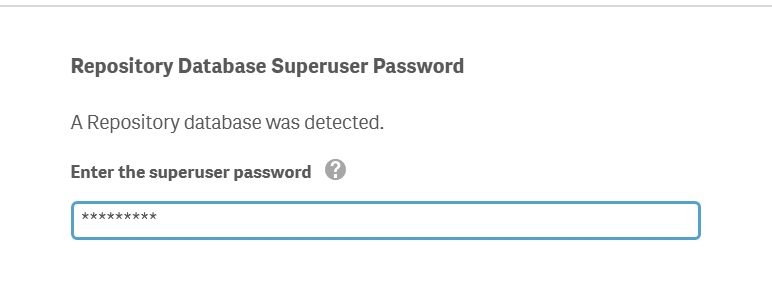 Upgrade repo password window