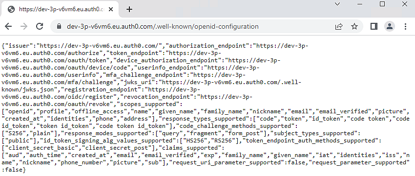 Auth0 claims and scopes