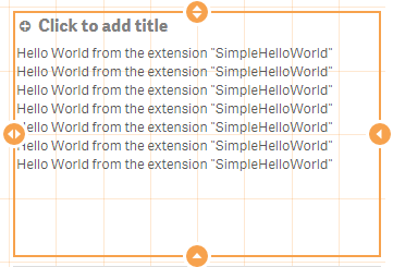 Resized example extension with text repeating multiple times