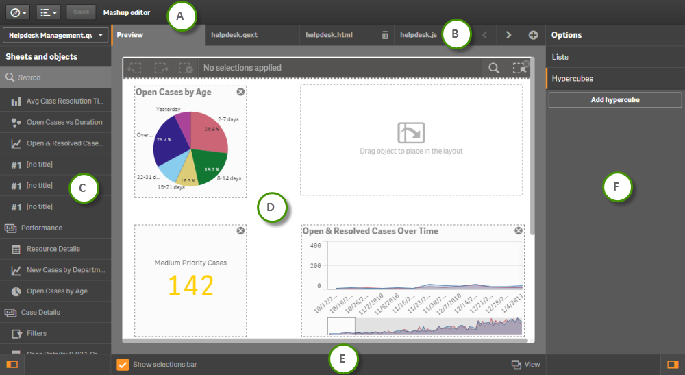 Mashup Editor Qlik Sense For Developers Help