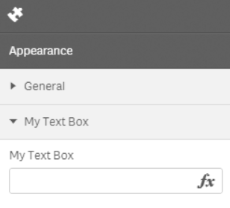 Example of custom text box