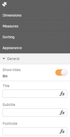 Properties panel with custom fields