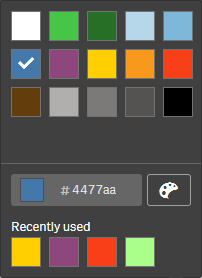 Default color palette.