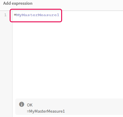 Create variable for master measure.