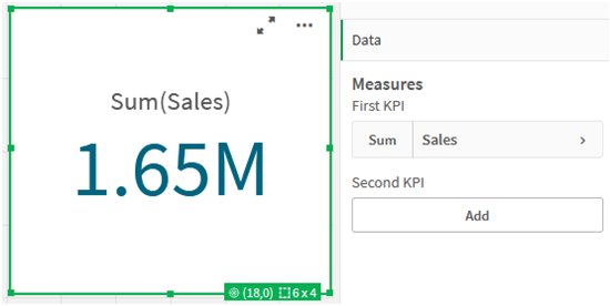 Click to view full size KPIs using set modifiers.