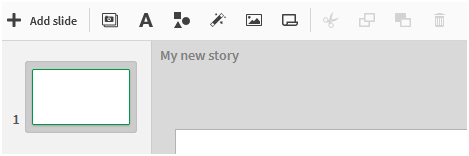 Click to view full size Storytelling toolbar.