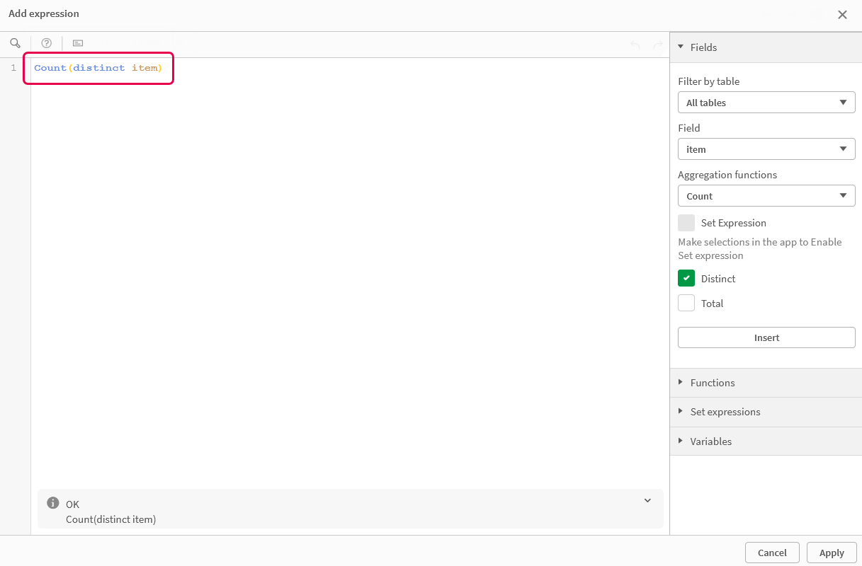Click to view full size Add expression window.