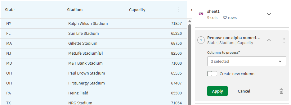 Applying a function on multiple columns at once