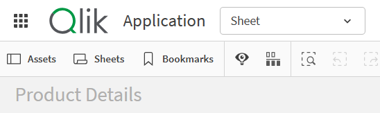 Click to view full size The Insight Advisor button for opening Insight Advisor.