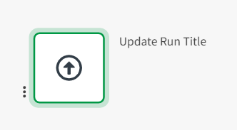 Update run title block