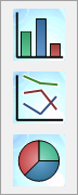Fast chart type change icons