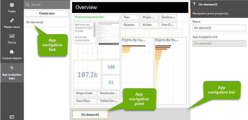 Aperçu de l'application On-Demand.