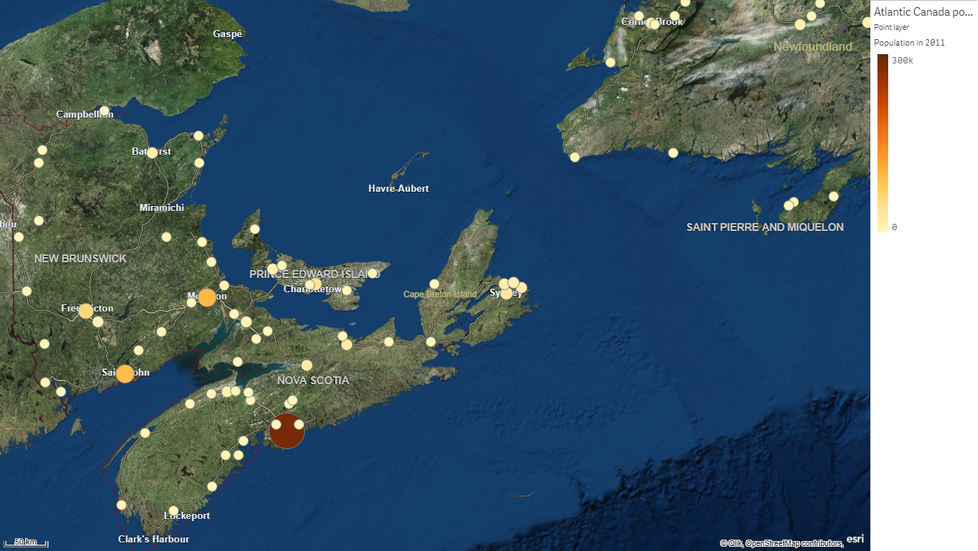 Click to view full size Map with point layer.
