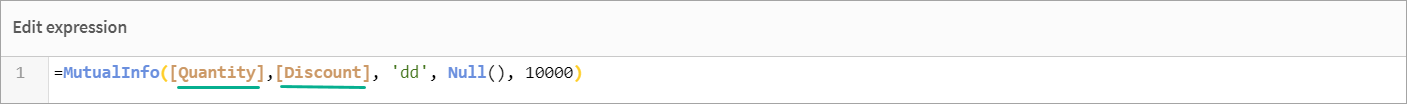 Modification des champs d'une expression