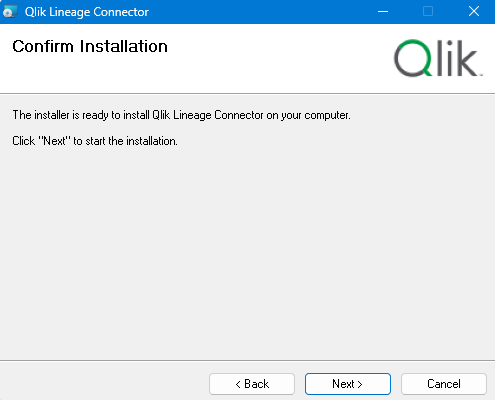 Confermare l'installazione di Qlik derivazione Connector