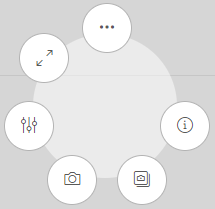 Menu di scelta rapida Azione a sfioramento.