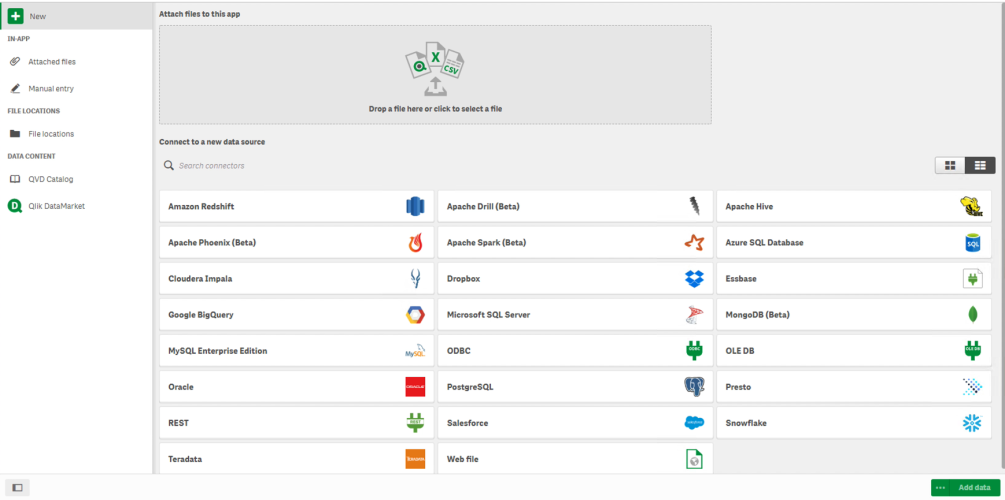 Fare clic per visualizzare a dimensioni complete Vista Aggiungi dati
