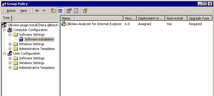 The Group Policy window.