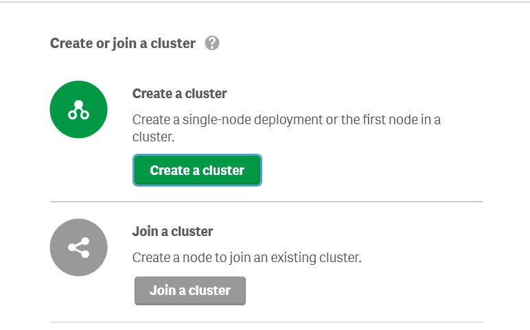 Click to view full size Installer window to join or create cluster