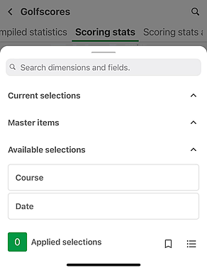 Qlik Sense Mobile SaaS 선택 도구