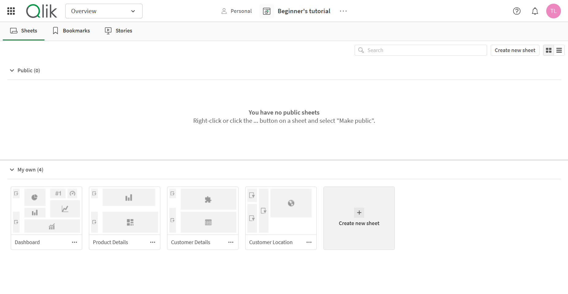 앱 시트가 표시된 앱 개요