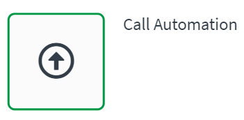 The call automation block