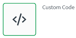 custom code block