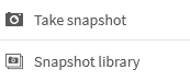 Click to view full size Take snapshot dialog.