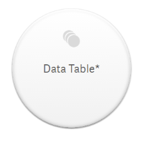 Таблица Data Table с *.