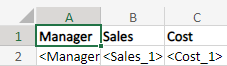 Menyfliksområde i Microsoft Excel som visar knappen för Qlik-tillägg